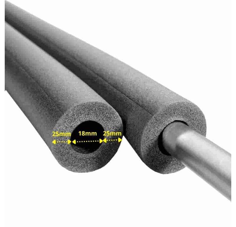 NMC Isolierschlauch CLIMAFLEX® 2m Isolierschlauch Ø 18 mm x 25 mm Dämmung 100% GEG von NMC