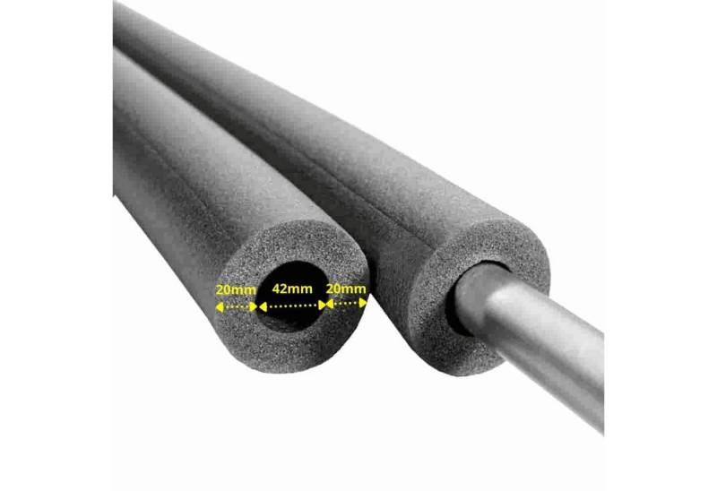 NMC Isolierschlauch CLIMAFLEX® 2m Isolierschlauch Ø 42 mm x 20 mm Dämmung 50% Fe GEG von NMC