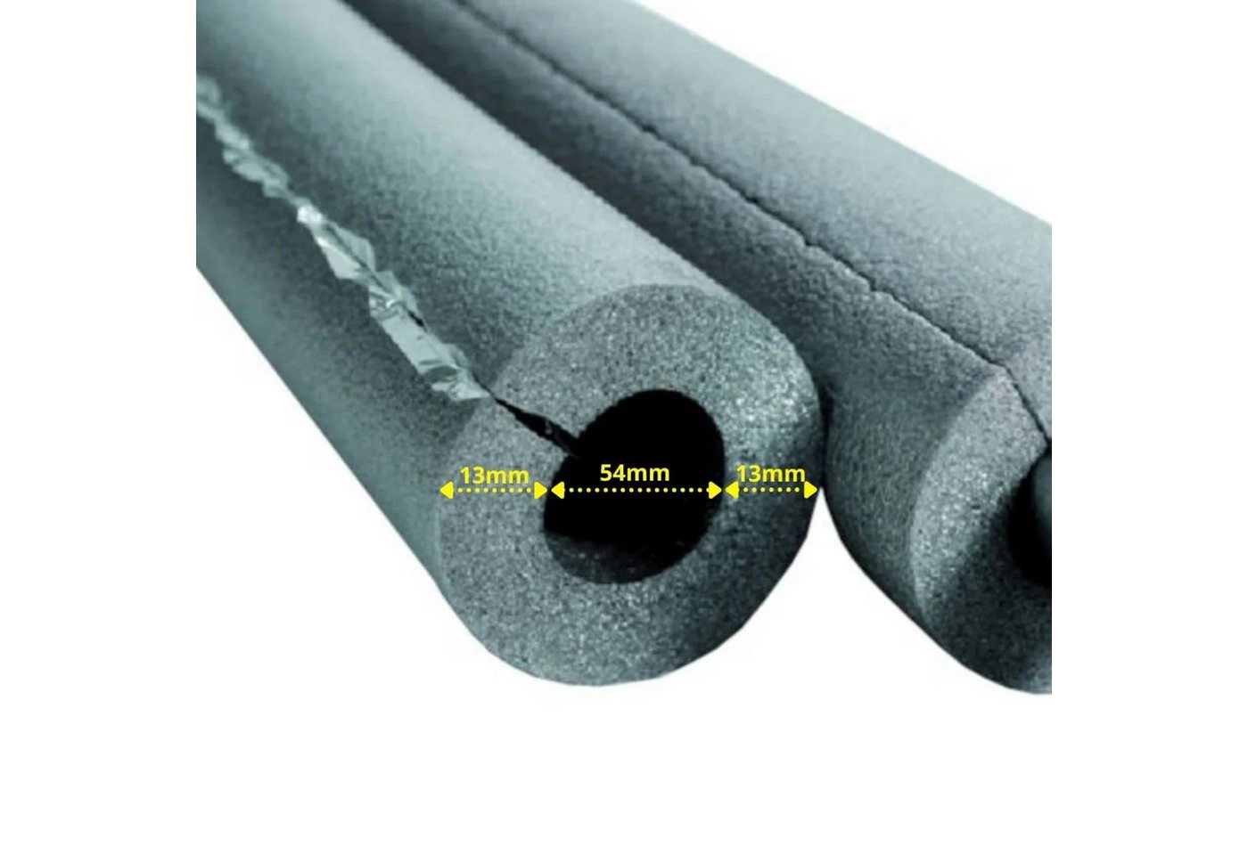 NMC Isolierschlauch CLIMAFLEX® XT 2m Isolierschlauch Ø 54 mm x 13 mm Dämmung selbstklebend von NMC