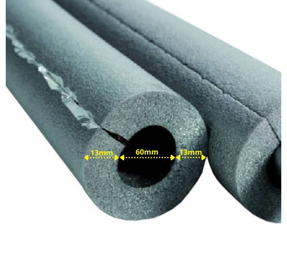 NMC Isolierschlauch CLIMAFLEX® XT 2m Isolierschlauch Ø 60 mm x 13 mm Dämmung selbstklebend von NMC