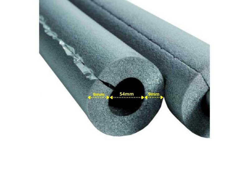 NMC Isolierschlauch Isolierschlauch 2m, Ø 54 mm, 9 mm Dämmung, selbstklebend NMC Isolierschlauch Isolierschlauch 2m, Ø 54 mm, 9 mm Dämmung, selbstklebend von NMC