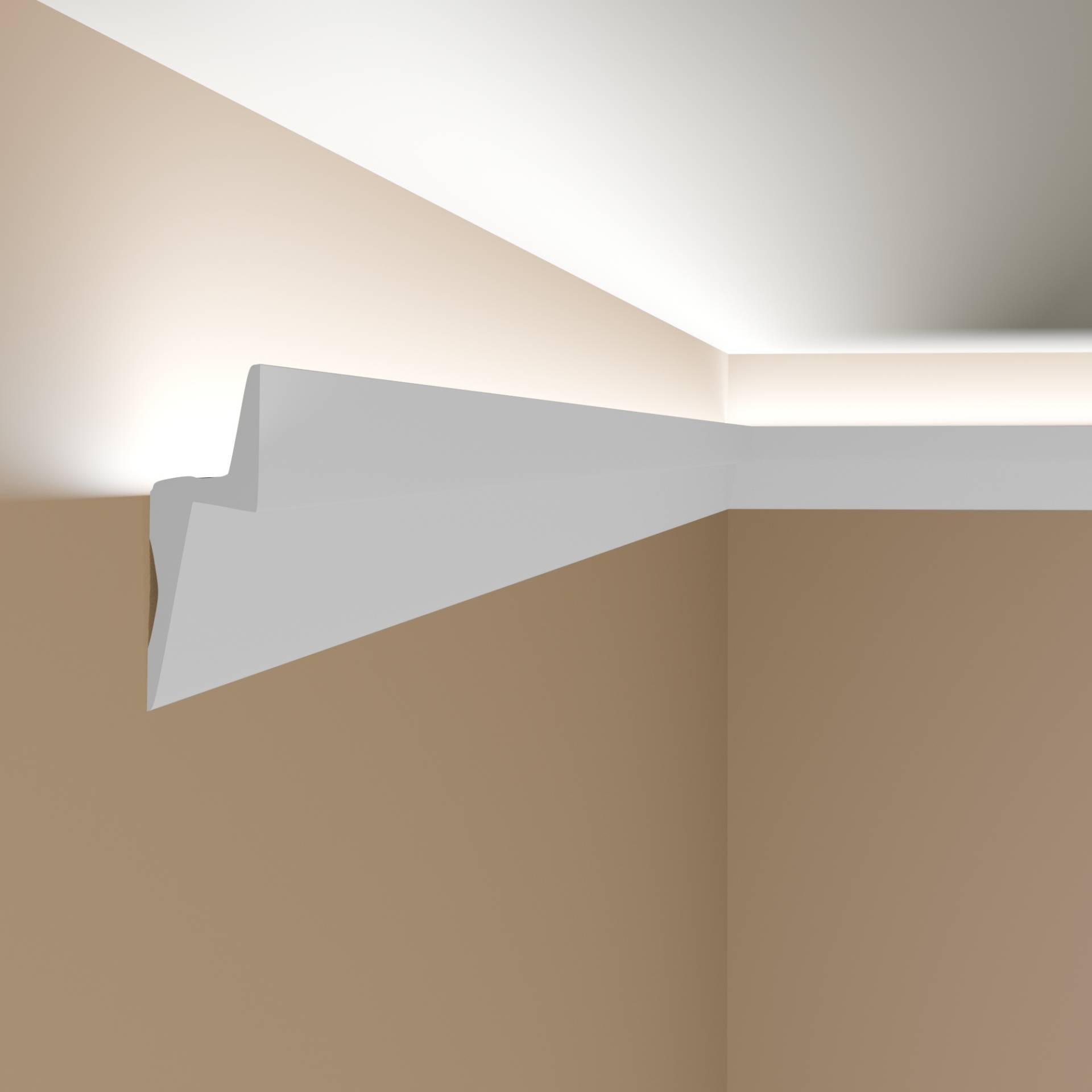 NMC Lichtleiste IL8 ARSTYL Polyurethan 50 x 150 x 2000 mm Weiß Deckenleiste NMC Lichtleiste IL8 ARSTYL Polyurethan 50 x 150 x 2000 mm Weiß Deckenleiste von NMC
