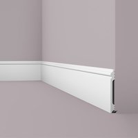 NMC - Sockelleiste FL17 wallstyl Noel Marquet Zierleiste Stuckleiste Zeitloses Klassisches Design weiß 2 m von NMC