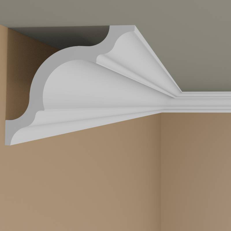 NMC Stuckleiste A NOMASTYL Polystyrol 110 x 110 x 2000 mm Weiß Deckenleiste NMC Stuckleiste A NOMASTYL Polystyrol 110 x 110 x 2000 mm Weiß Deckenleiste von NMC
