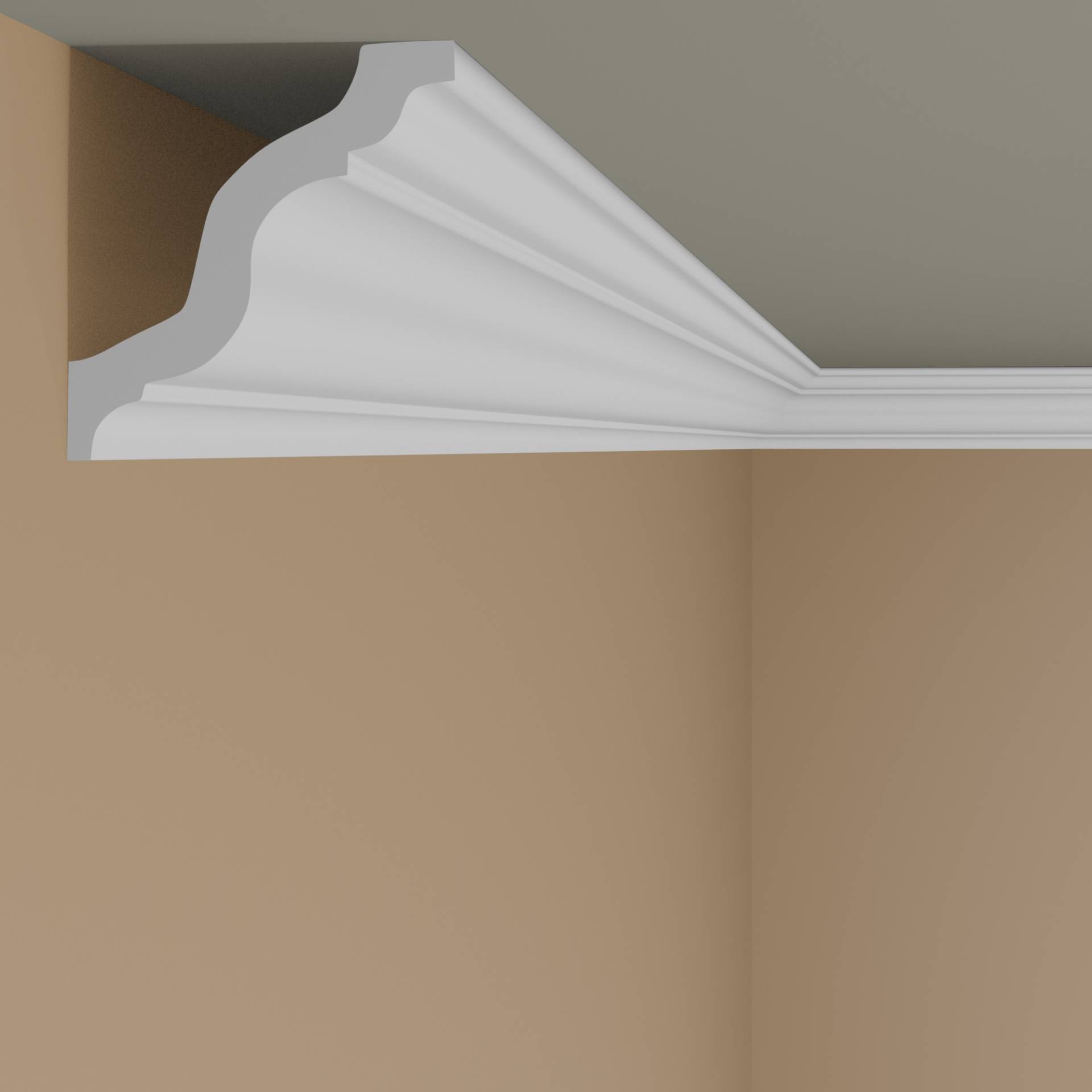 NMC Stuckleiste GR NOMASTYL 80 x 85 x 2000 mm Polystyrol weiß Deckenleiste NMC Stuckleiste GR NOMASTYL 80 x 85 x 2000 mm Polystyrol weiß Deckenleiste von NMC