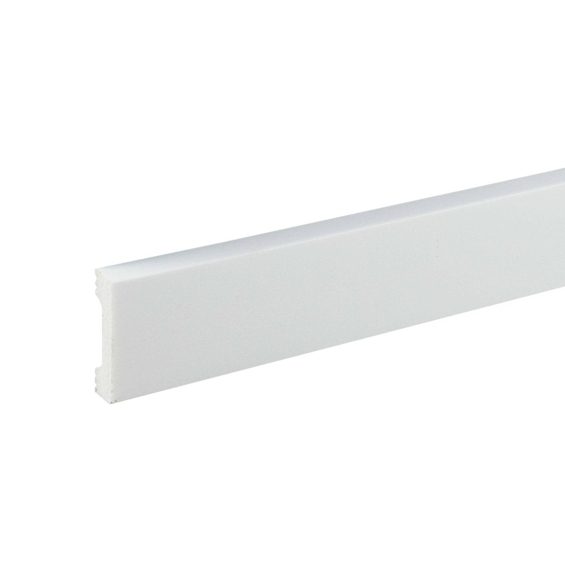 NMC Zierleiste WD5 WALLSTYL Wandleiste 10 x 38 x 2000 mm Polystyrol Weiß von NMC