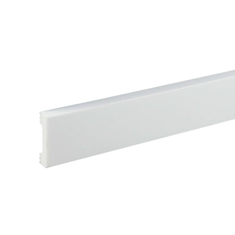 NMC Zierleiste WD5 WALLSTYL Wandleiste 10 x 38 x 2000 mm Polystyrol Weiß von NMC