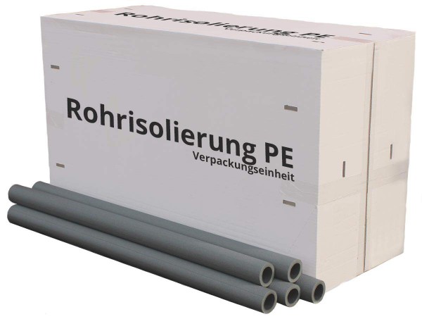 Rohrisolierung PE Climatube Basic grau Isolierschlauch 9-20mm Isolierstärke | 1m Stangen | Karton von NMC (Hersteller von synthetischer Schaumstoffe)