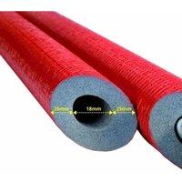 Rohrisolierung 18 mm, 2m, flexibel, Dämmung Heizung, Sanitär, GEG konform Boni-Shop von NMC