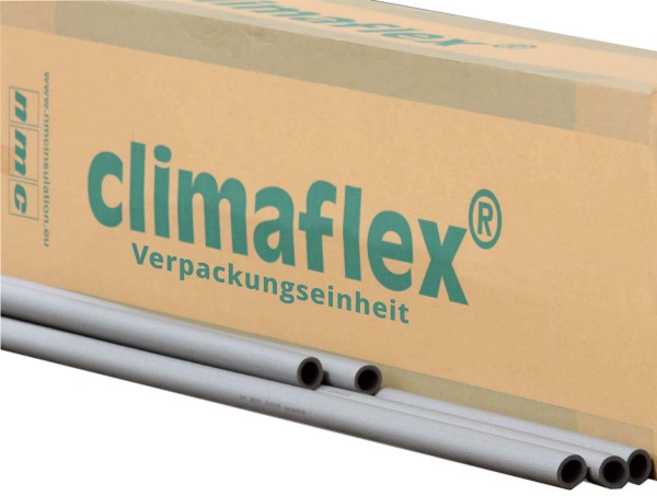 Rohrisolierung 2m PE Isolierschlauch 13mm Isolierstärke | NMC Climaflex Karton | GEG von NMC (Hersteller von synthetischer Schaumstoffe)