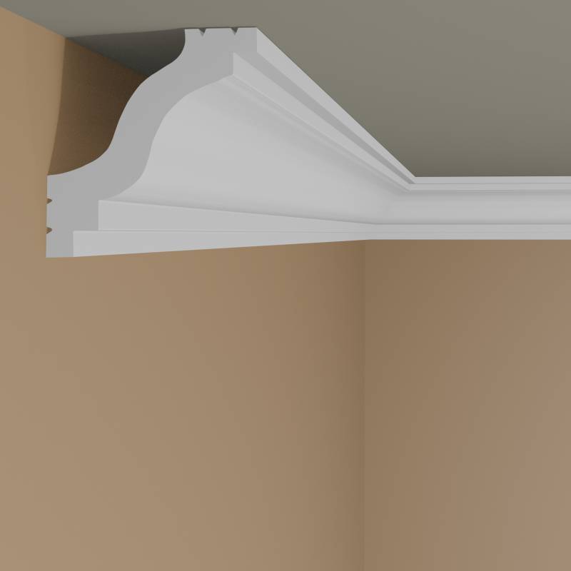 Schöne Stuckleiste (NMC WALLSTYL - WT6) | 40 x 40 x 2000 mm | aus hochfestem Polystyrol von NMC