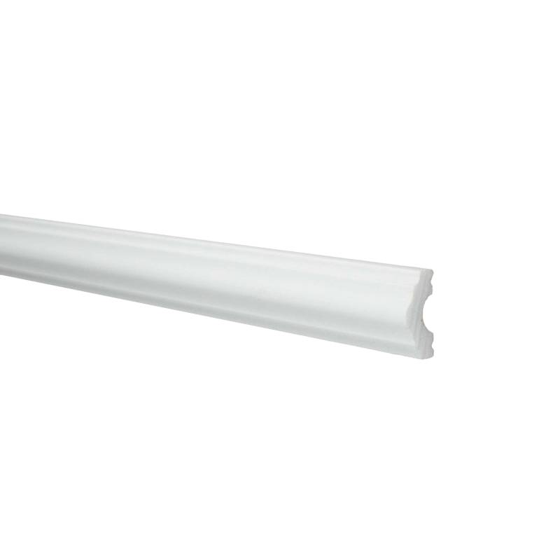 Schöne Zierleiste (NMC WALLSTYL - WL3) | 15 x 40 x 2000 mm | aus hochfestem Polystyrol von NMC