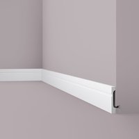Sockelleiste NMC FD11 wallstyl Noel Marquet Zierleiste Stuckleiste Zeitloses Klassisches Design weiß 2 m von NMC