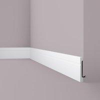 Sockelleiste NMC FD15 wallstyl Noel Marquet Zierleiste Stuckleiste Zeitloses Klassisches Design weiß 2 m von NMC