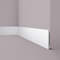 Sockelleiste NMC FD20 WALLSTYL Noel Marquet Zierleiste Stuckleiste Zeitloses Klassisches Design weiß 2 m von NMC