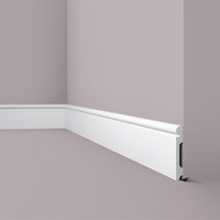 Sockelleiste NMC FL4 WALLSTYL Noel Marquet Zierleiste Stuckleiste Zeitloses Klassisches Design weiß 2 m von NMC