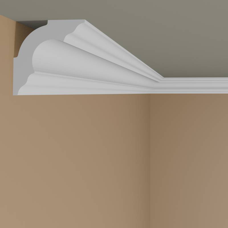 Stylische Stuckleiste NMC NOMASTYL Plus - A3 (30 x 30 x 2000 mm) von NMC