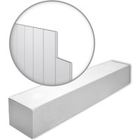 WG1-box wallstyl Noel Marquet 1 Karton set mit 12 3D Wandpaneeln Wandleisten Modern weiß 2,28 m2 - NMC von NMC
