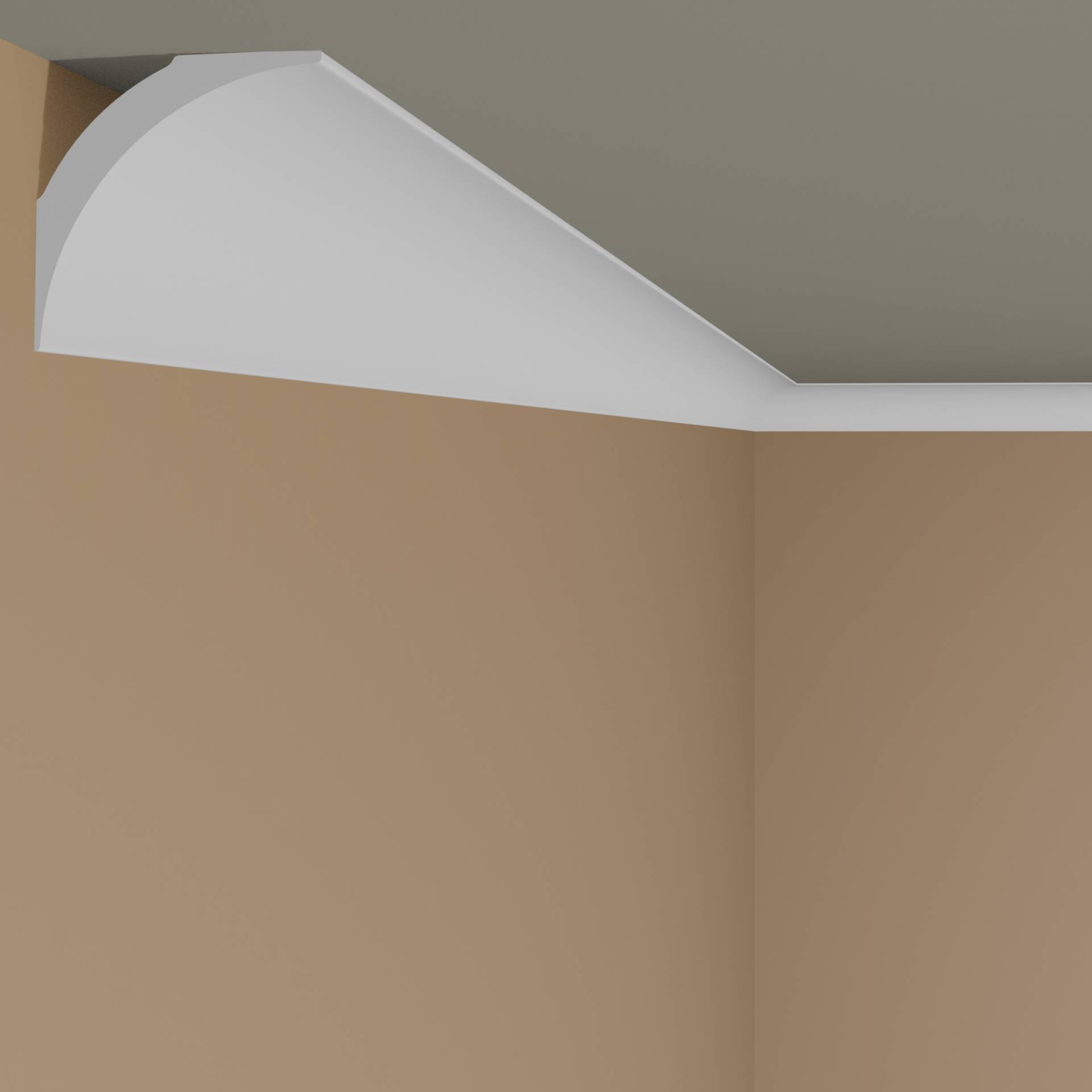 Zeitgemäße Stuckleiste NMC NOMASTYL - PURE NE1 (40 x 40 x 2000 mm) von NMC