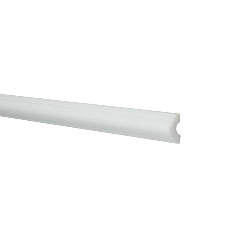 Zeitgemäße Zierleiste (NMC WALLSTYL - WL7) 12.5 x 25 x 2000 mm hochfestes Polystyrol von NMC