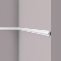 NMC - Wand- und Friesleiste WL7 wallstyl Noel Marquet Zierleiste Stuckleiste Modernes Design weiß 2 m von NMC