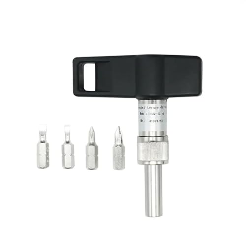 Drehmomentschlüssel 1/4-Zoll-Antrieb Schraubendreher mit festem Drehmoment, hohe Genauigkeit ± 5 % Drehmomentschlüssel, professioneller manueller Schraubendreher, Drehmoment-Handwerkzeug(TSQ-1.2N.M) von NMCNXSD