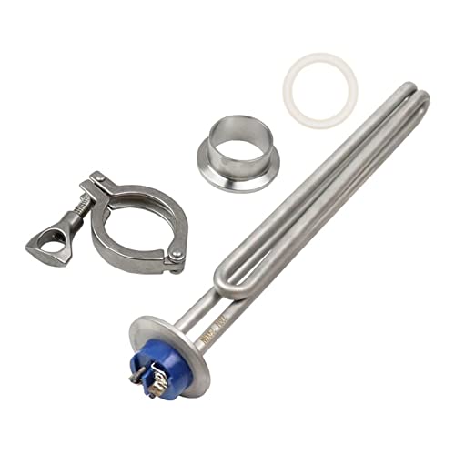 Heizung 1.5 "TRI-Klammer (OD50.5mm) 2500W Tubulares elektrisches Wasserheizgerät Tauchheizelement(Heater and Set) von NMCNXSD