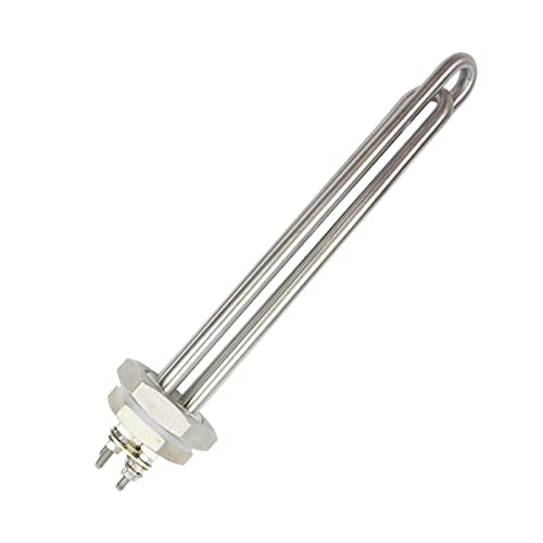 Heizung DN25 12V 400W Edelstahl Heizelement Immersion Solar Warmwasserbereiter Camper 12 Volt Heizung(Heater only) von NMCNXSD