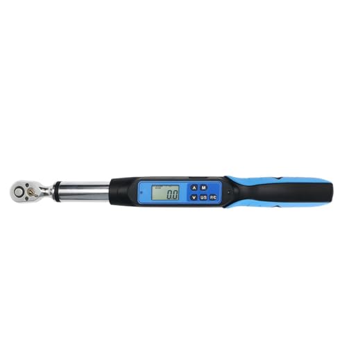 NMCNXSD Drehmomentschlüssel 1/4''3/8'' Winkel elektronischer Drehmomentschlüssel mit voreingestelltem Wert, Datenspeicherung, Summer, LED-Blitz, Datenausgabe for Motorräder(AWE3-85R) von NMCNXSD