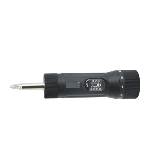 NMCNXSD Drehmomentschlüssel Einstellbarer Drehmomentschraubendreher, 1/4-Zoll-Antrieb, 10–70 Zoll/lb, Präzisionsmessung mit 10-teiligem Bit-Set von NMCNXSD