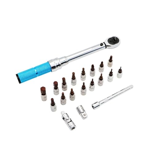 NMCNXSD Drehmomentschlüssel Ratschenschlüssel-Set, Universalschlüssel, 1/4 Zoll, 5–25 N.m, Fahrrad-Reparatur-Werkzeug-Set, Ratsche, mechanischer Drehmomentschlüssel, Werkzeug-Set NMCNXSD Drehmomentschlüssel Ratschenschlüssel-Set, Universalschlüssel, 1/4 Zoll, 5–25 N.m, Fahrrad-Reparatur-Werkzeug-Set, Ratsche, mechanischer Drehmomentschlüssel, Werkzeug-Set von NMCNXSD