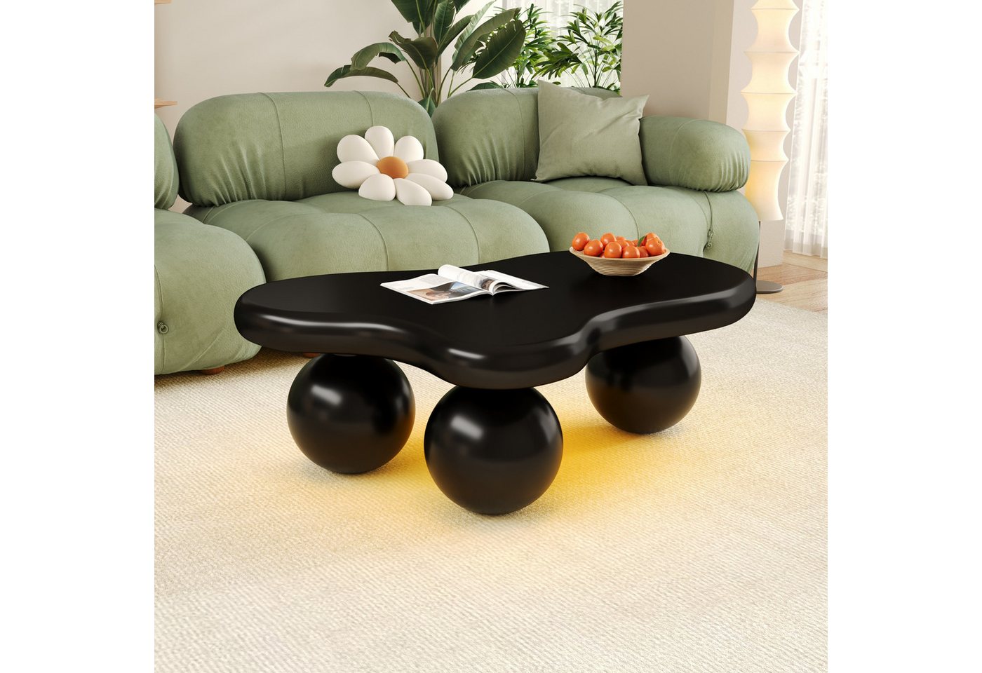 NMCXXO Couchtisch Moderner Couchtisch mit einzigartigem Design (Ideal als Couchtisch oder im Homeoffice – platzsparend) von NMCXXO