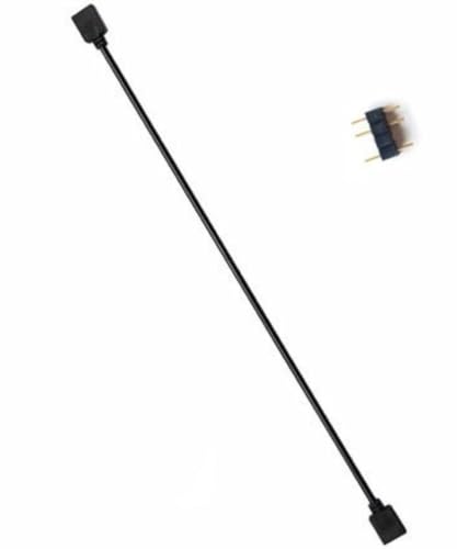 Computer-Motherboard-Verlängerungskabel, RGB-Schnittstellen-Verlängerungskabel, 12 V RGB 4-polig/5 V, ARGB, 3-polig, 1-4/1-5-Anschluss-Hub (50 cm, 5 V-3PIN) von NMD&LR