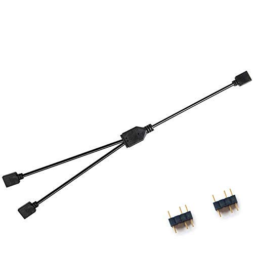 NMD&LR Computer-Motherboard-Verlängerungskabel, RGB-Schnittstellen-Verlängerungskabel, 12 V RGB 4-PIN / 5 V ARGB 3-PIN 1-4/1-5 Connector Hub NMD&LR Computer-Motherboard-Verlängerungskabel, RGB-Schnittstellen-Verlängerungskabel, 12 V RGB 4-PIN / 5 V ARGB 3-PIN 1-4/1-5 Connector Hub von NMD&LR