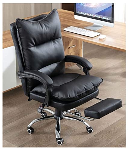 NMGHUTE Bürostuhl, Executive Commercial Drehstuhl Mit Verstellbarer Lordosen- Und Fußstütze Ergonomischer Bürostuhl Moderner(E) von NMGHUTE