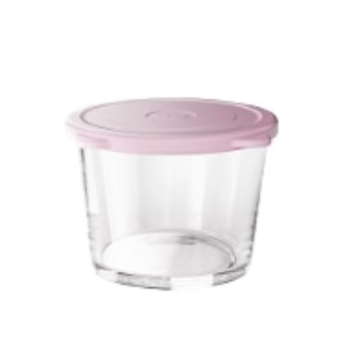 NMGHUTE Einmachglas Vorratsgläser 3 Stück Vorratsgläser Aus Glas Behälter Mit Deckel Weithals Partygeschenke(Pink) von NMGHUTE