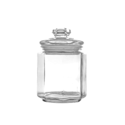 NMGHUTE Einmachglas Vorratsgläser 4 Packungen Glasgefäß Mit Luftdichtem Deckel, Dekorativer Aufbewahrungsbehälter Partygeschenke(360ml) von NMGHUTE