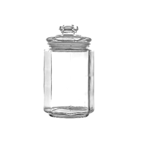 NMGHUTE Einmachglas Vorratsgläser 4 Packungen Glasgefäß Mit Luftdichtem Deckel, Dekorativer Aufbewahrungsbehälter Partygeschenke(900ml) von NMGHUTE