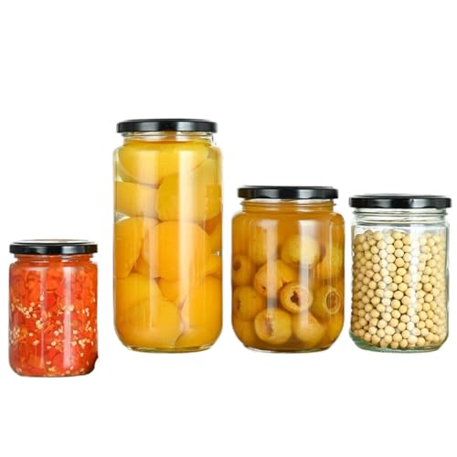 NMGHUTE Einmachglas Vorratsgläser 4 Pcs Glas Gläser Mit Deckel Luftdichten Konserven For Lebensmittel Lagerung Beizen Partygeschenke NMGHUTE Einmachglas Vorratsgläser 4 Pcs Glas Gläser Mit Deckel Luftdichten Konserven For Lebensmittel Lagerung Beizen Partygeschenke von NMGHUTE
