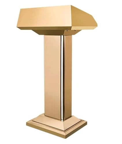 NMGHUTE Multi Funktion Kanzel Edelstahl-Podiumsständer Rednerpulte Stabilität Kirchenkanzeln Lehrerpodium Rednerpulte Schulseminar Rednerpulte Konferenz(B) von NMGHUTE