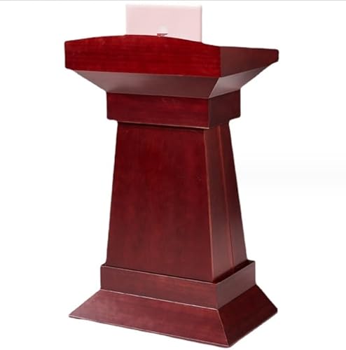 NMGHUTE Multi Funktion Kanzel Massivholz-Podiumsständer, Tragbare Kirchenkanzeln, Schullehrer-Rednerpulte, Büro-Konferenz-Rednerpulte Konferenz(A) von NMGHUTE