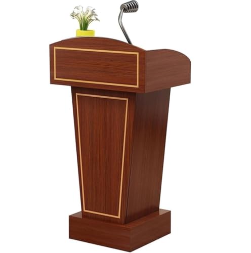 NMGHUTE Multi Funktion Kanzel Podiumsständer, Robuste Rednerpulte, Großer Stauraum, Kirchenkanzeln, Schullehrer-Podiumsrednerpulte Konferenz(B) von NMGHUTE