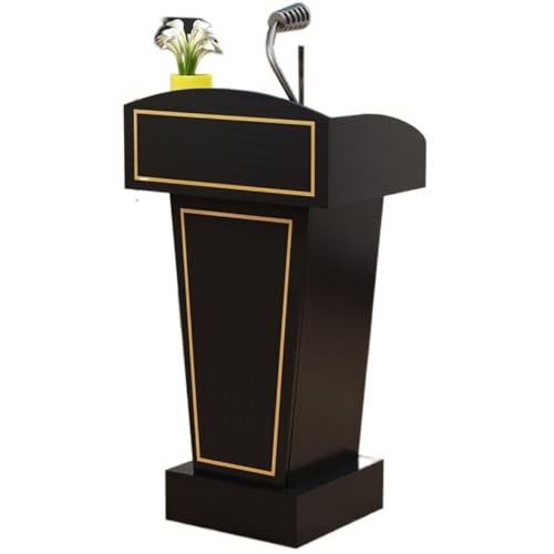 NMGHUTE Multi Funktion Kanzel Podiumsständer, Robuste Rednerpulte, Großer Stauraum, Kirchenkanzeln, Schullehrer-Podiumsrednerpulte Konferenz(D) von NMGHUTE
