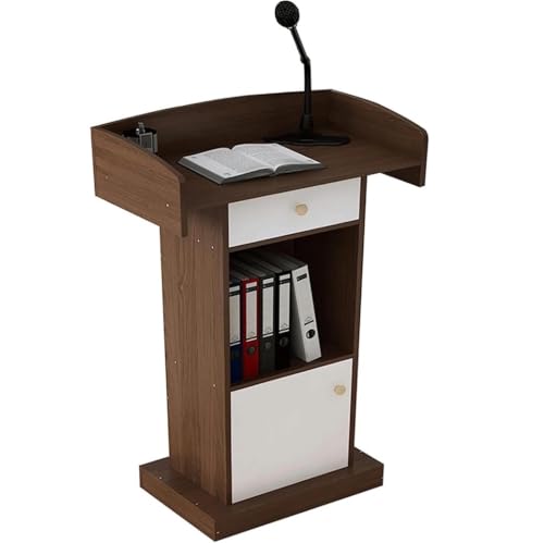 NMGHUTE Multi Funktion Kanzel Podiumsständer Mit Aufbewahrungsschublade, Rednerpulte, Kanzeln Für Kirchen, Vorträge, Konzerte, Vorlesungen Konferenz(A) von NMGHUTE