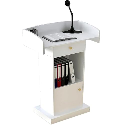 NMGHUTE Multi Funktion Kanzel Podiumsständer Mit Aufbewahrungsschublade, Rednerpulte, Kanzeln Für Kirchen, Vorträge, Konzerte, Vorlesungen Konferenz(D) von NMGHUTE