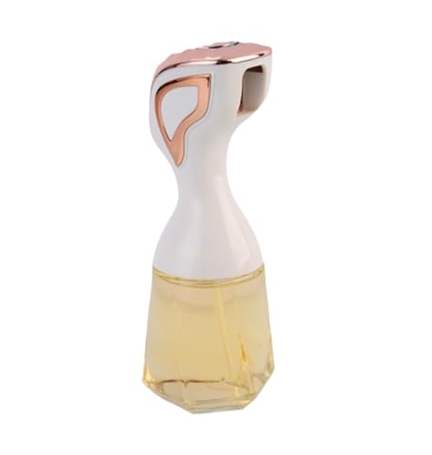 NMGHUTE Öl Ausgießer, Glas Haushalt Olivenöl Sprayer Push-Typ for Air Fryer Salat Backen Ölspender(Gold) von NMGHUTE