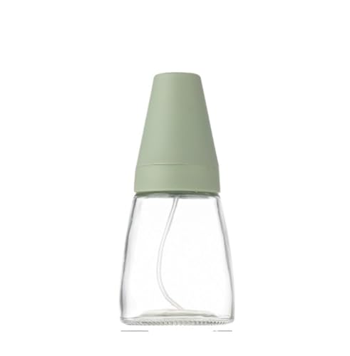 NMGHUTE Öl Ausgießer, Glas Push Öl Sprayer Mit Deckel Ist Geeignet for Salate Grillen Backen Ölspender(Grün) von NMGHUTE
