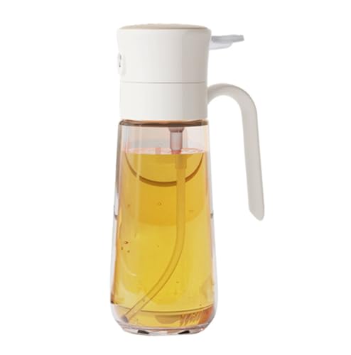 NMGHUTE Öl Ausgießer, Olivenöl Sprayer Haushalt Glas Presse Typ Öl Spray Topf for Air Fryer Grill Ölspender von NMGHUTE