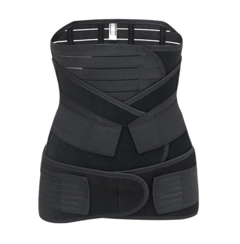 NMGHUTE Rückenstützgürtel für Sport Bauch-Taillenstütze, Rückenstützgürtel, Körperformender Sport-Taillengürtel Rückenbandage Rückengürtel(Black,XXL) von NMGHUTE