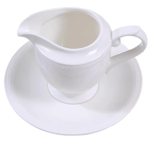 NMGHUTE Sauciere Saucen, Einfache Weiße Keramik Milchkännchen Sauce Krug Milch Eimer Home Fairness Cup Sauciere Servierkrug NMGHUTE Sauciere Saucen, Einfache Weiße Keramik Milchkännchen Sauce Krug Milch Eimer Home Fairness Cup Sauciere Servierkrug von NMGHUTE